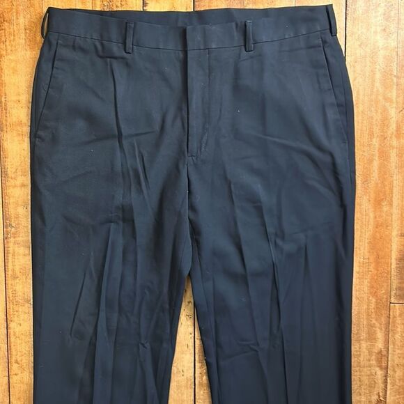 Perry Ellis Portfolio Mens size 36 x 32 Black Formal Trousers Holiday dress pant - Picture 2 of 6